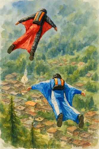 Royalty Free Music – Music for Wingsuit Base Jumping