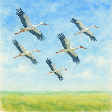 Chill‑Out: Homecoming of Spring Storks